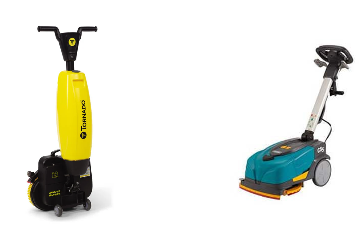 Tennant CS5 vs Tornado Mop Microburst