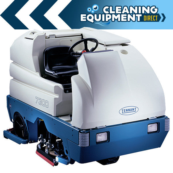 Tennant 7300 Battery Powered Rider Scrubber Machines