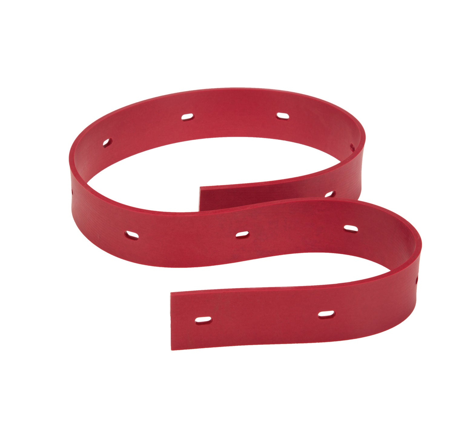 26/28 Inch linatex rear squeegee blade. For scrubbing path width(s): 28 in / 700 mm. When laying flat the squeegee blade measures 45 1/2" x 2" x 3/16". 13 Holes. Fits 26" & 28" Rear Squeegee Assembly. The Rear Linatex squeegee delivers superior performance for a broad range of wet applications. Fits Tennant A3, A5, T3, T3+, T3 Orbital, T5, T5e. Nobles Speed Scrub 17-24, SS3, Speed Scrub 24-32, SS5. Fits Tennant 1023329