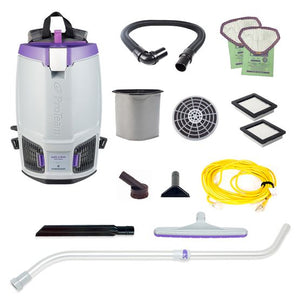Proteam Gofit 6QT Plus, Backpack Vacuum, 12.9lbs, Electric, With Tools, HEPA, 3 Year Warranty