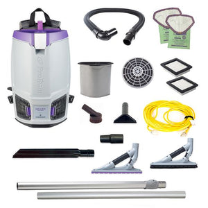 Proteam Gofit 6QT Plus, Backpack Vacuum, 12.9lbs, Electric, With Tools, HEPA, 3 Year Warranty