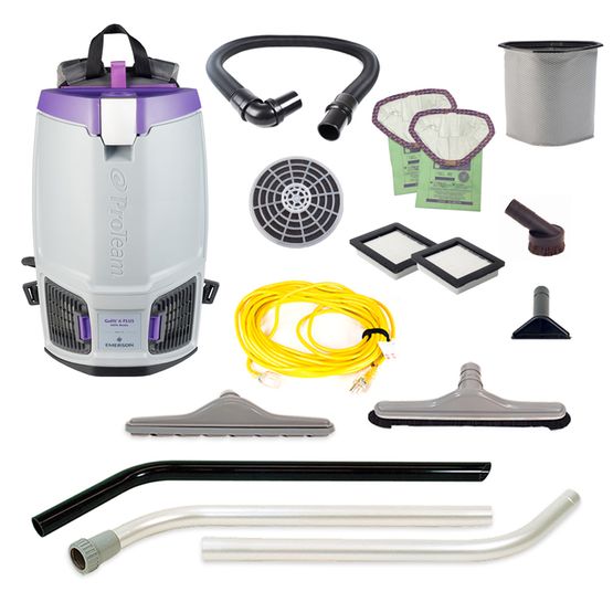 Proteam Gofit 6QT Plus, Backpack Vacuum, 12.9lbs, Electric, With Tools, HEPA, 3 Year Warranty