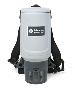 Advance Adgility, Backpack Vacuum, 6QT or 10QT, 9.3lbs or 10.8lbs, Electric, With Tools, 2 Year Warranty