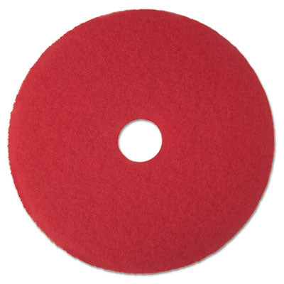 13" Red Buffing Pads, Case of 5, Tennant 1243341