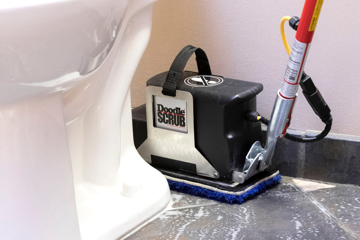 Square Scrub Doodle Scrub Deluxe, 9" Orbital Floor Machine, Corded, 3 Year Warranty