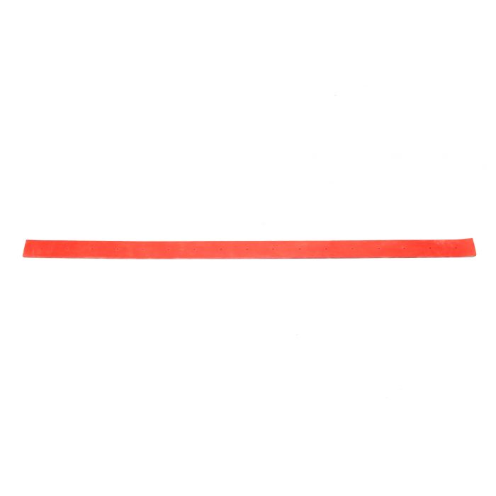 49.37 inch rear red squeegee blade for 36 inch machines. Fits Tennant 5680, 5700, 7200, T15 Fits Aftermarket Tennant 222415
