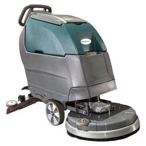 Walk Behind Floor Scrubber, 20", 12.5 Gallon, Battery, Pad Assist, Disk, 2/2/1 Warranty