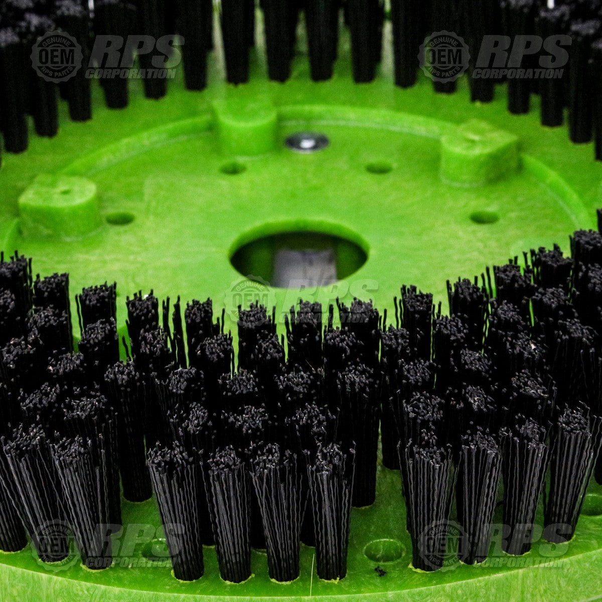 FactoryCat/Tomcat 23-382P, Brush, Poly, 23", 8-Lobe Green