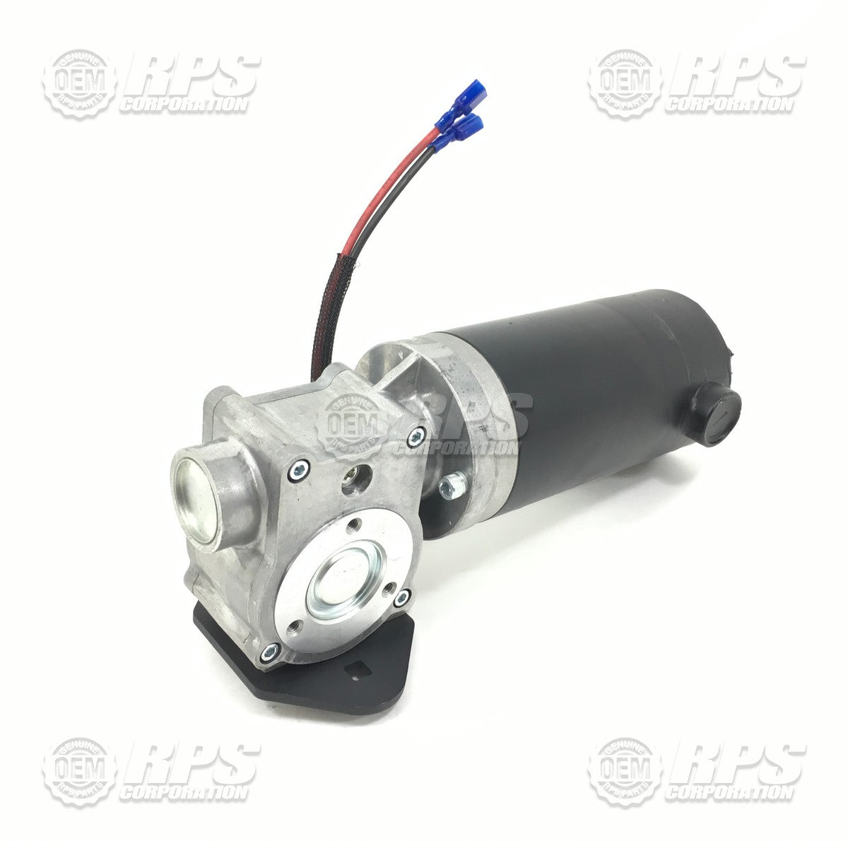 FactoryCat/Tomcat 250-0222D, Motor,Side Broom,36v 106RPM,LH Left Side, Complete w/Mounting Bracket