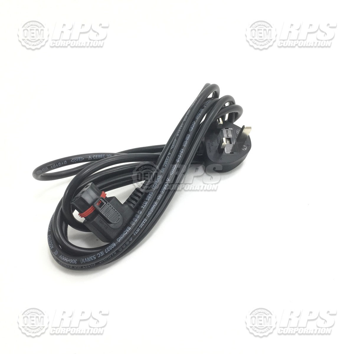 FactoryCat/Tomcat 253-2473, Power Cord,Type G,United Kingdom 90 Degree Weather Pack Receptical