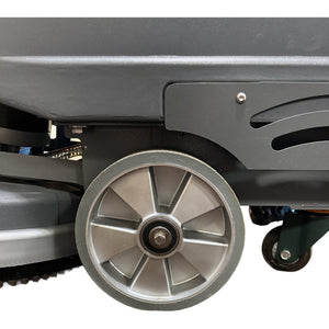 Walk Behind Floor Scrubber, 20", 12.5 Gallon, Battery, Pad Assist, Disk, 2/2/1 Warranty