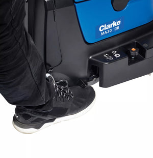 Clarke MA30 13B, Floor Sweeper-Scrubber, 13", 1.6 Gallon, Brush Assisted, Lithium, Cylindrical, 3 Year Warranty