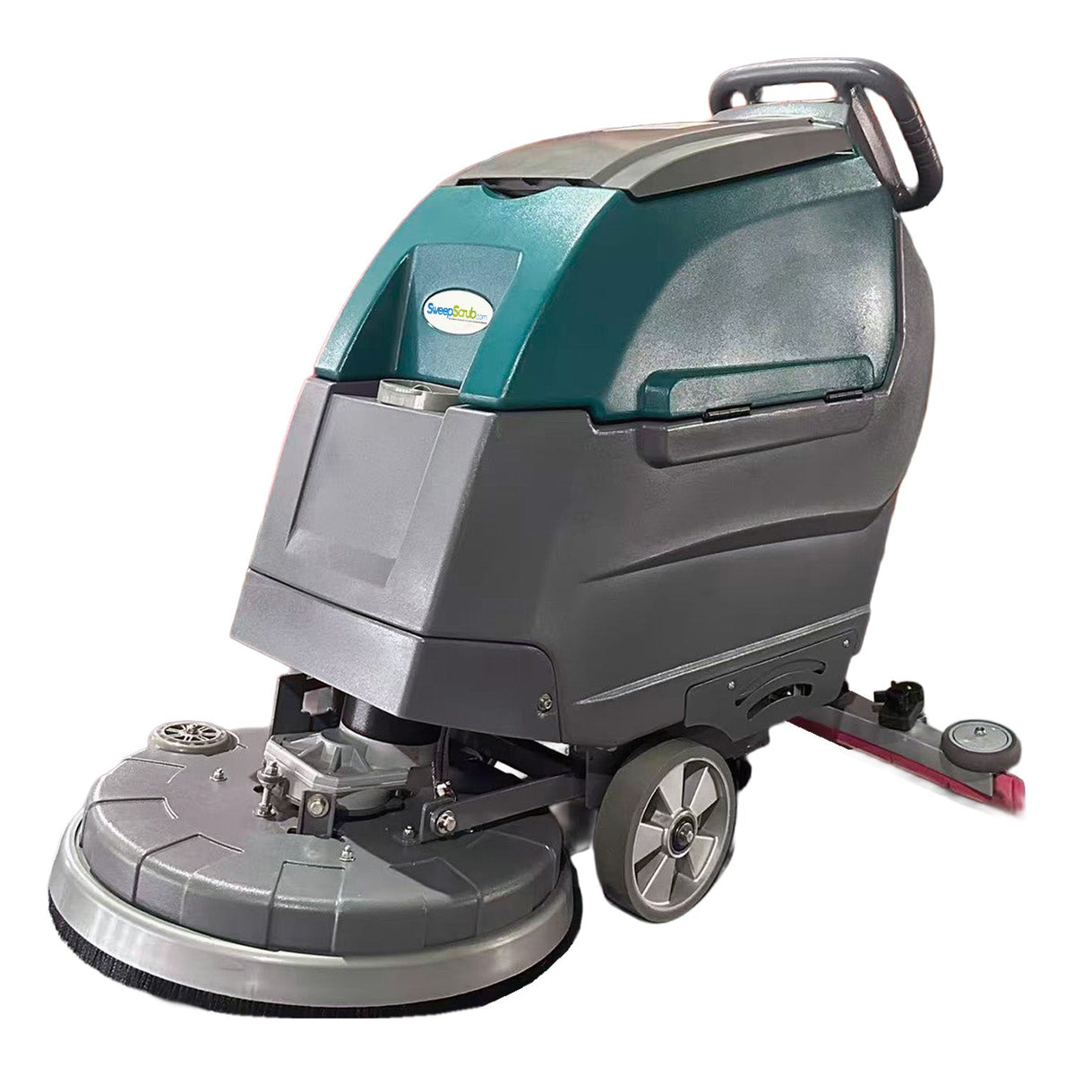 Walk Behind Floor Scrubber, 20", 12.5 Gallon, Battery, Pad Assist, Disk, 2/2/1 Warranty