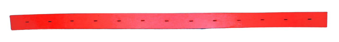 Rear red gum squeegee blade (40.93) for 28" machines Fits Tennant 5680, 5700, 7200 Fits Aftermarket Tennant 222382