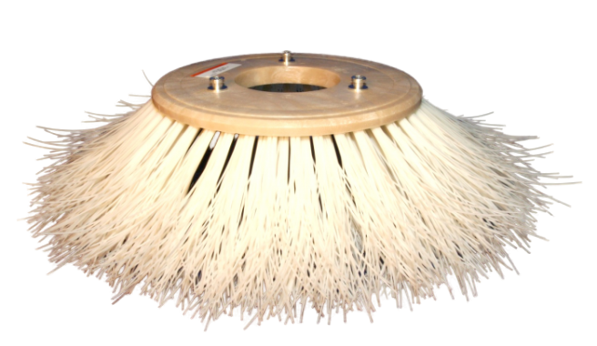14" Side Broom. Nylon. FIts Powerboss 5550,9090, Armadillo SW/8X, SW/9X,Badger SW/75II, Commander 80, 82, 88, 90,bCore 50, LitterBoss, Monitor 80, 82,Monitor 88, Double Scrub 90, TSS/90. Fits Aftermarket PowerBoss 3300309