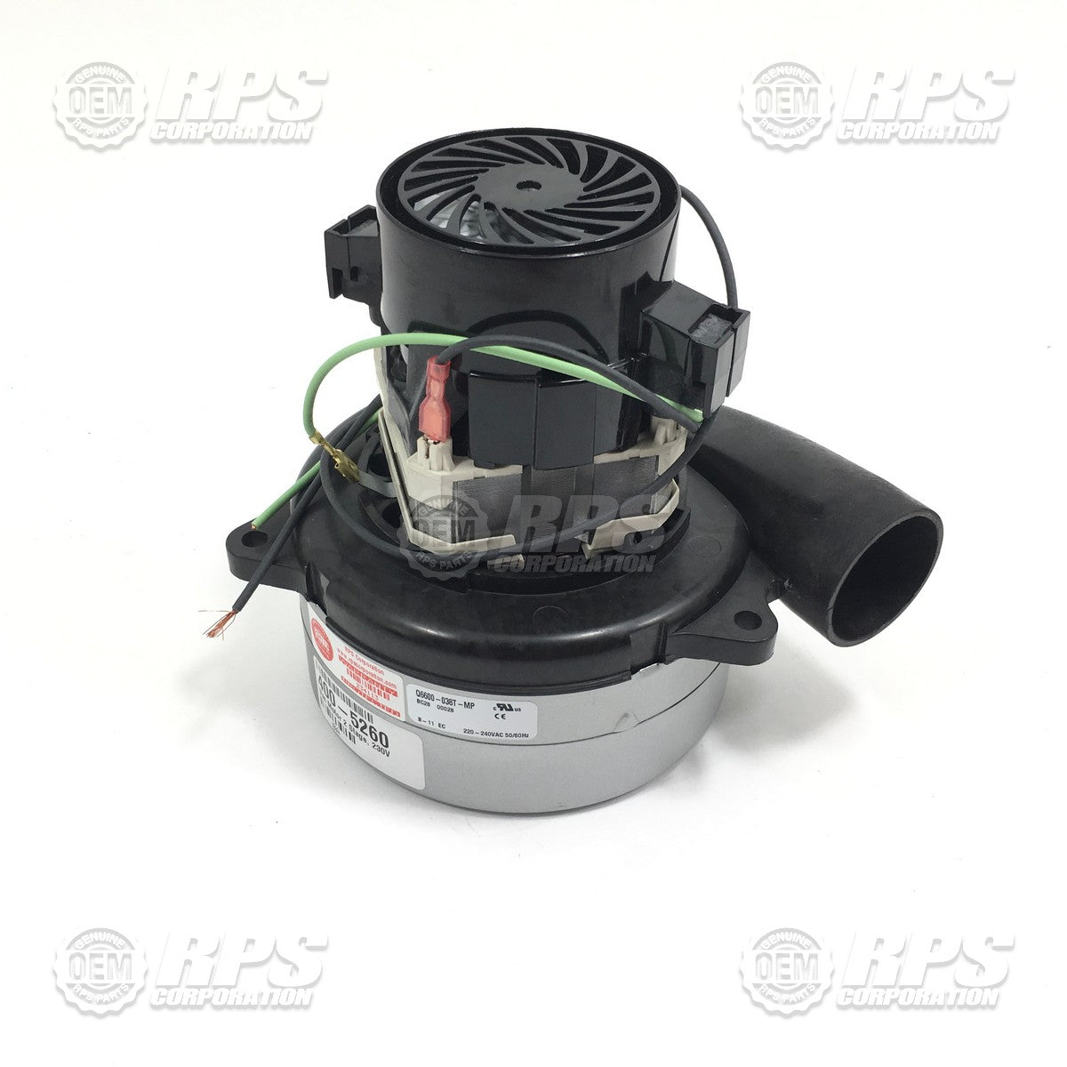 FactoryCat/Tomcat 400-5260, Vac Motor 2 Stage, 230V