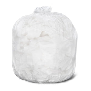 KleenLine Can Liner 38x60 16 MIC Clear, 60 Gallon Capacity, 8 rolls of 25 liners, 200 Count