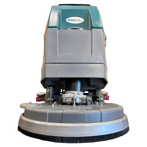 Walk Behind Floor Scrubber, 20", 12.5 Gallon, Battery, Pad Assist, Disk, 2/2/1 Warranty