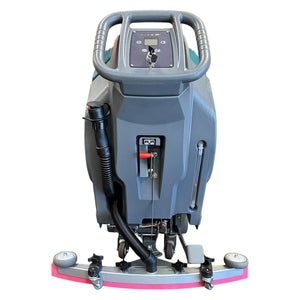 Walk Behind Floor Scrubber, 20", 12.5 Gallon, Battery, Pad Assist, Disk, 2/2/1 Warranty