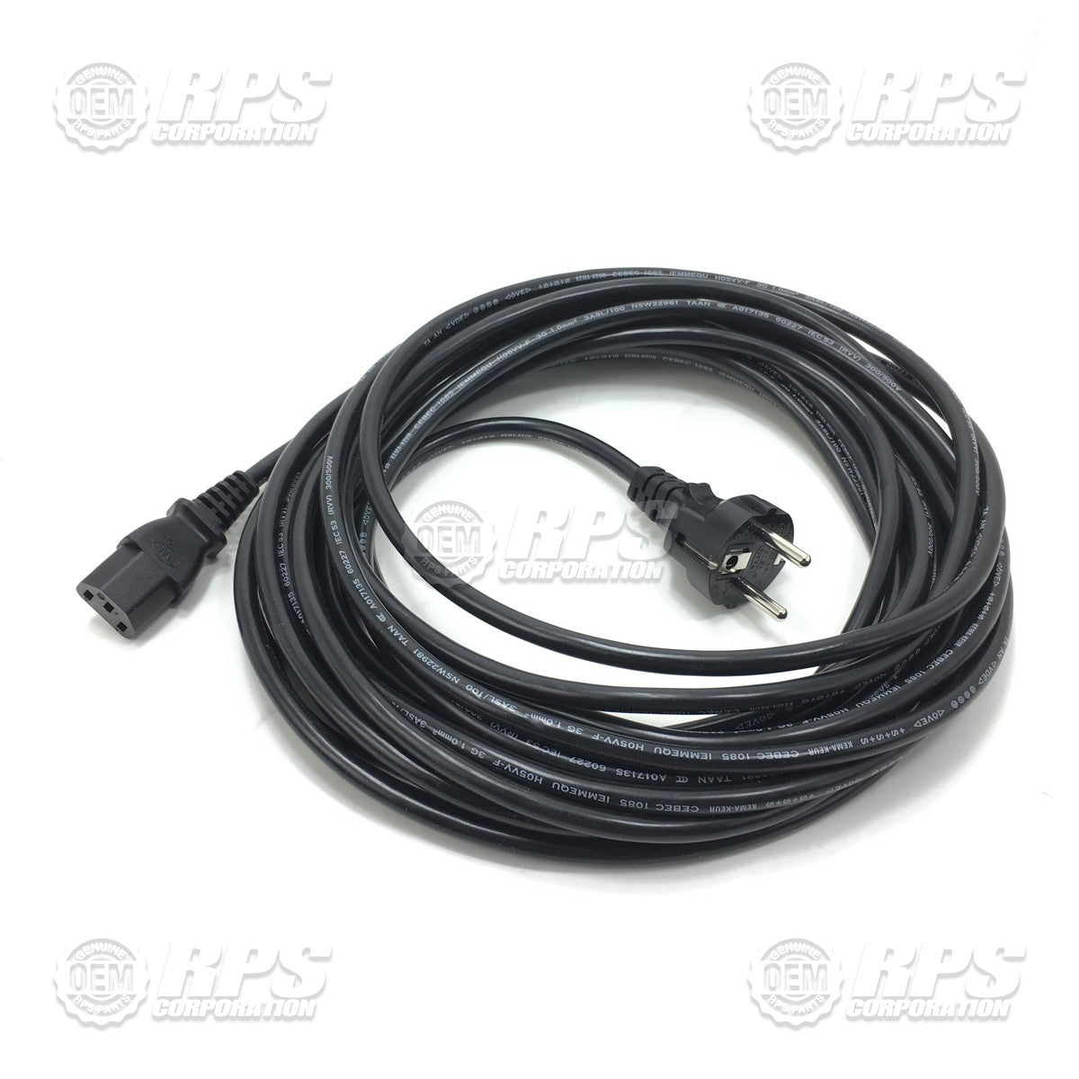 FactoryCat/Tomcat 900-2461, Power Cord,TYPE E, 30' 1.0mm