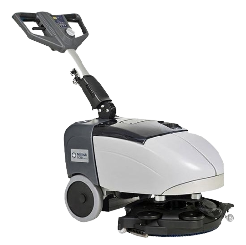 Advance SC351, Walk Behind Floor Scrubber, 14", 2.5 Gallon, Lithium, Pad Assist, Forward and Reverse, Disk, 3 Year Warranty, 50000622