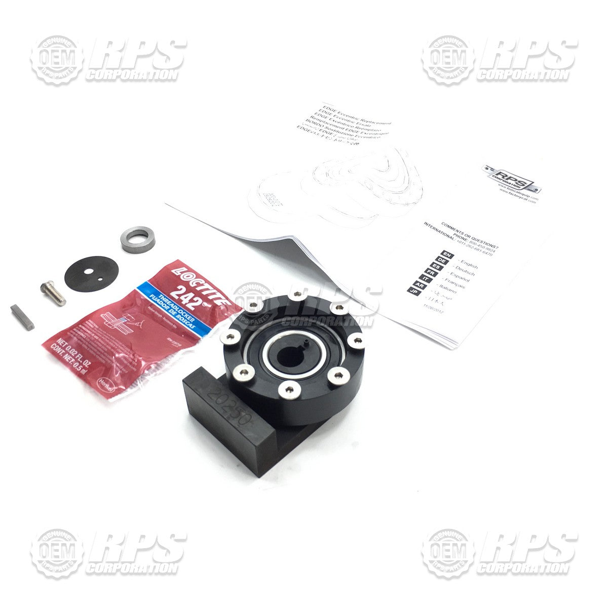 FactoryCat/Tomcat EDGE-6220, Eccentric Assy for 20/24/28" EDGE DC Scrubber V2
