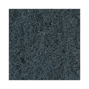 Medium-duty Scour Pad, 10 X 4.63, Blue, 20/carton