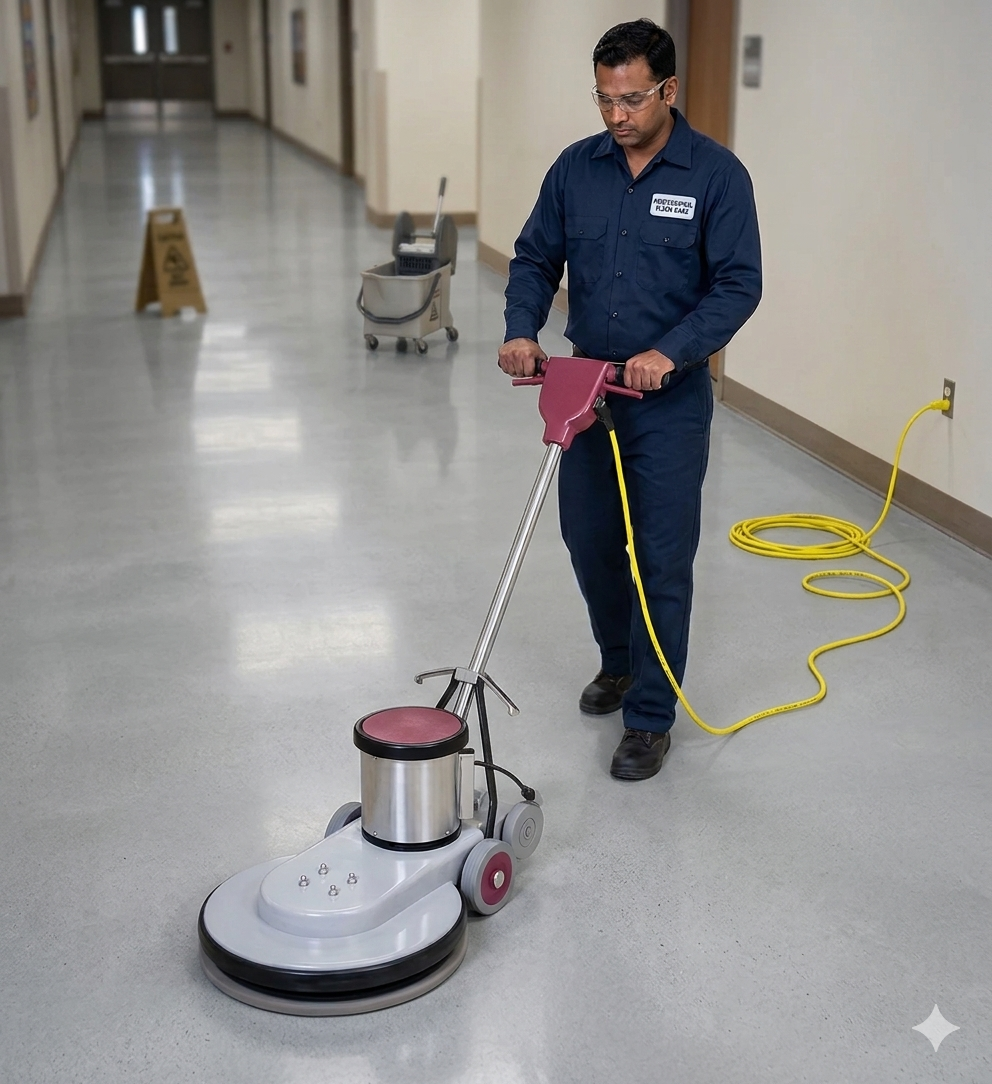 Floor Burnisher, 20", 1500 RPMs, Non Dust Control, 3/3/1 Warranty