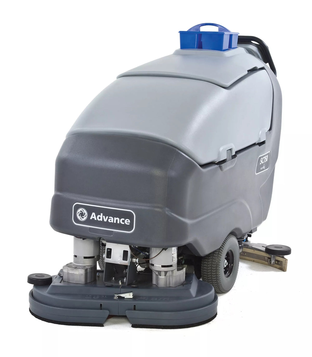 Refurbished Advance SC750, Walk Behind Floor Scrubber, 26", 21 Gallon, Battery, Self Propel, Disk, 6/1/1 Warranty