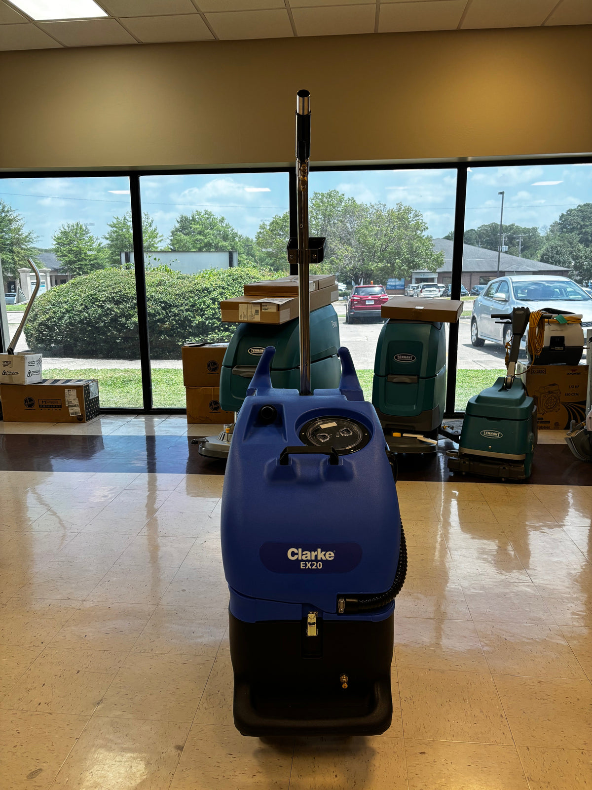 Clarke EX20, Carpet Extractor, 12.5 Gallon, 100 PSI, Cold Water, Single 3 Stage Vac Motor, Demo Unit, 1 Year Warranty, 56105416