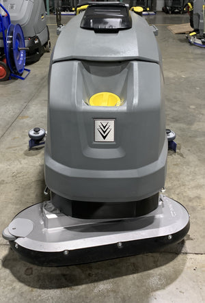 Refurbished, Karcher BD 80/100 W Bp Classic, Walk Behind Floor Scrubber, 32", 26 Gallon, Battery, Walk Behind, Self Propel, Disk, 6/1/1 Warranty