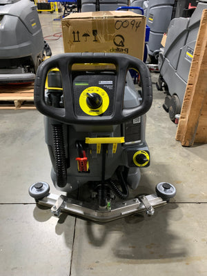 Refurbished Karcher BD 50/50, 20" Walk Behind Battery Powered Floor Scrubber, Pad Assist, 3/1/1 Warranty