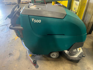 Refurbished, Tennant T500, Walk Behind Floor Scrubber, 28", 22.5 Gallon, Battery, Self Propel, Disk, 9/1/1 Warranty