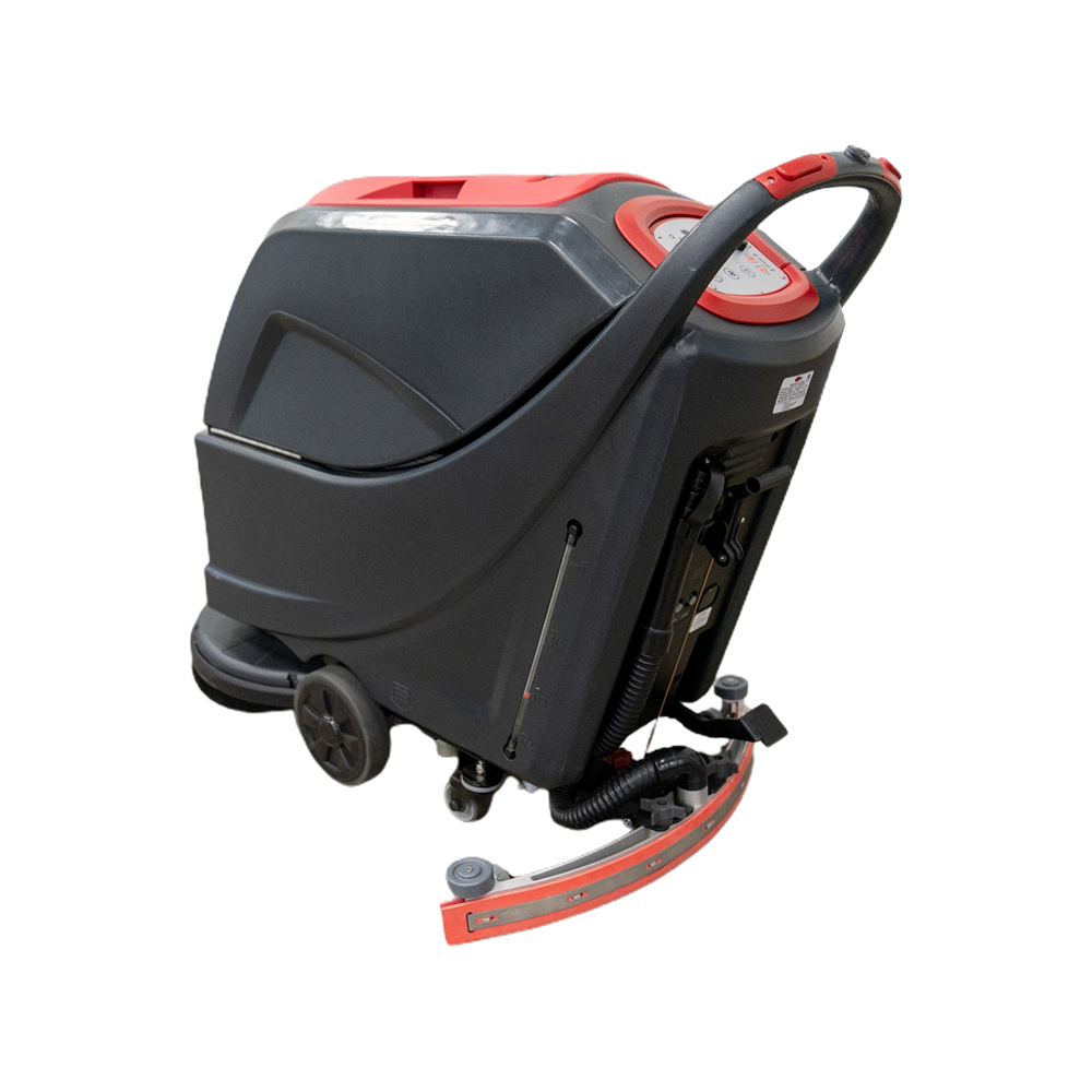 Walk Behind Floor Scrubber, 20", 16 Gallon, Battery, Pad Assist, Disk, 3/3/1/1 Warranty