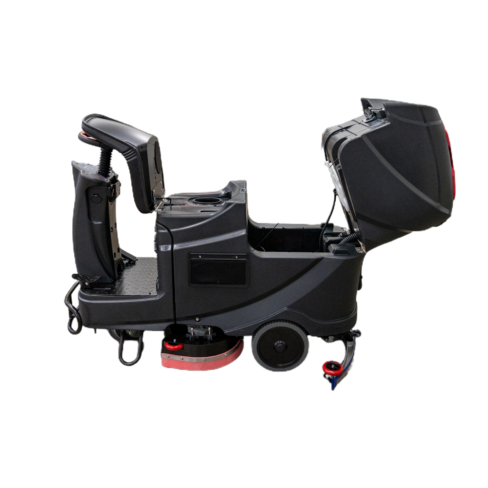 Rider Floor Scrubber, 28", 31 Gallon, Battery, Disk, 3/3/1/1 Warranty