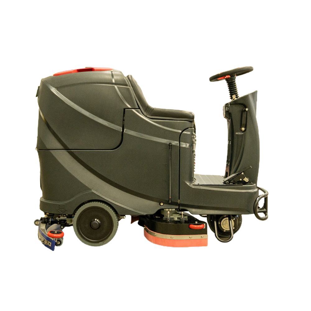 Rider Floor Scrubber, 28", 31 Gallon, Battery, Disk, 3/3/1/1 Warranty