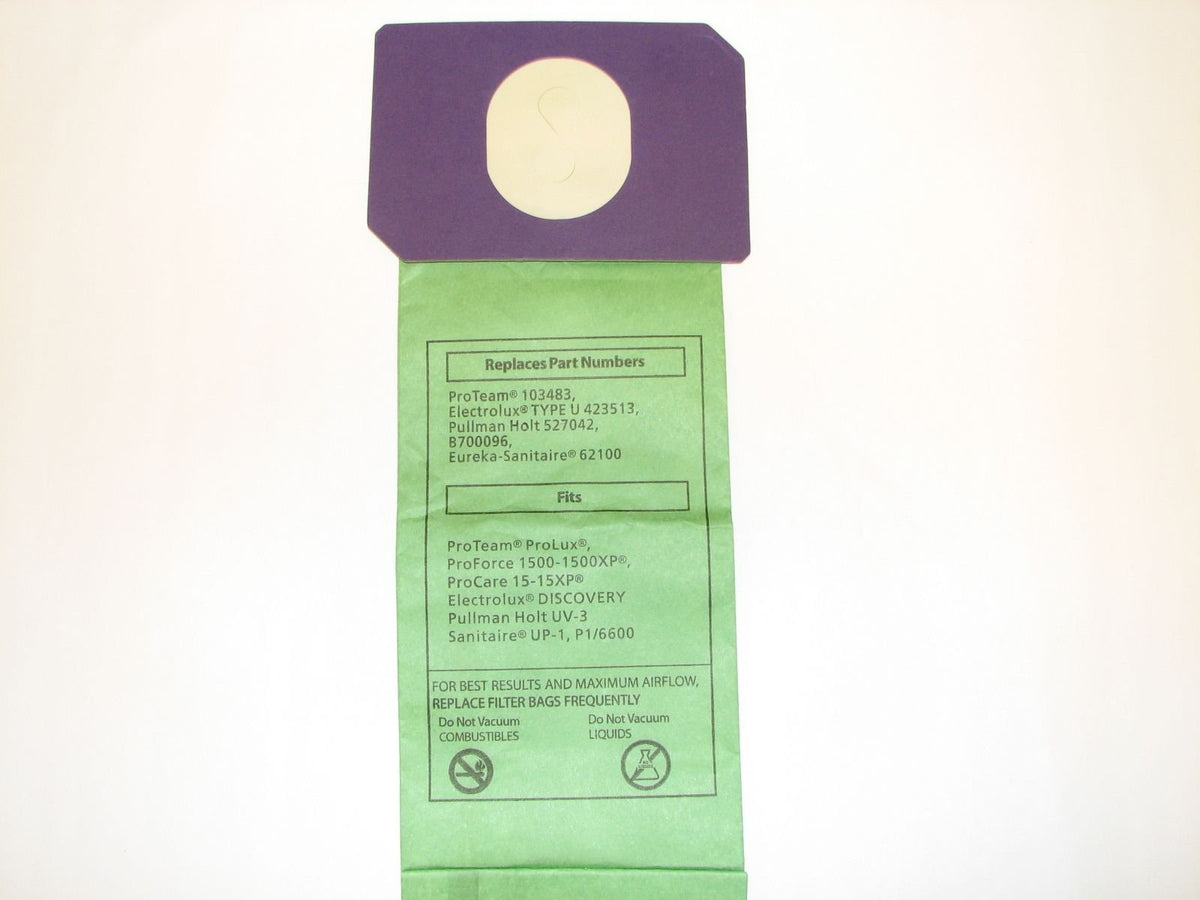 Proteam 103483, Micro Filter for ProTeam ProForce and ProCare Upright Vacs (10-Pack)