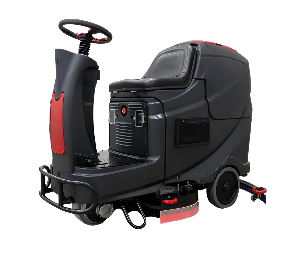 Rider Floor Scrubber, 28", 31 Gallon, Battery, Disk, 3/3/1/1 Warranty