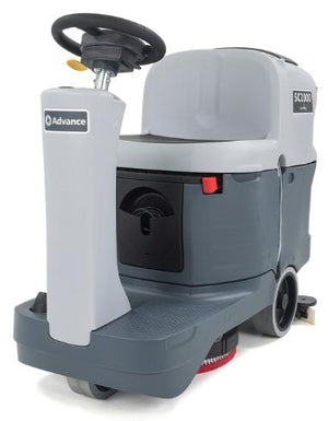 Advance SC2000 20D, Rider Floor Scrubber, 20", 18.5 Gallon, Battery, Disk, 3 Year Warranty