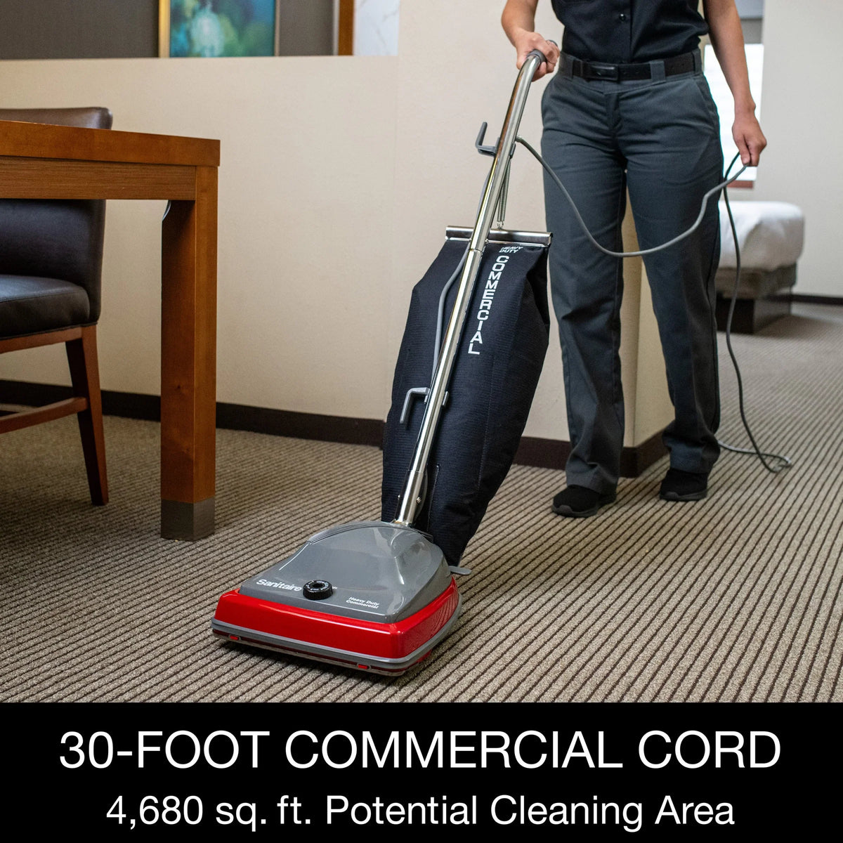 Sanitaire TRADITION Upright Vacuum SC679K – 12″ 5‑Amp Commercial Vacuum