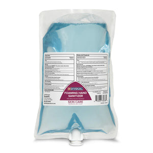Hand Sanitizer, Alcohol Foaming, Case of 6 X 1000 ML, Includes Black Dispenser