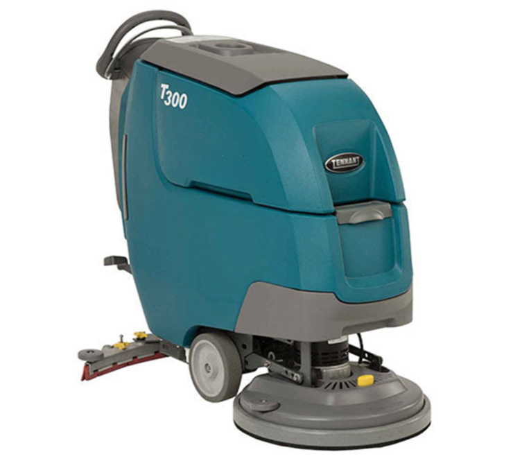 Tennant T300, Walk Behind Floor Scrubber, 20", 11 Gallon, Battery, Pad Assist, Disk, 3 Year Warranty