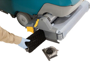 Tennant T500e, Floor Sweeper-Scrubber, 28", 22.5 Gallon, Battery, Self Propel, Cylindrical, 3 Year Warranty