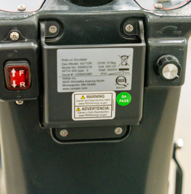 Rider Floor Scrubber, 28", 31 Gallon, Battery, Disk, 3/3/1/1 Warranty