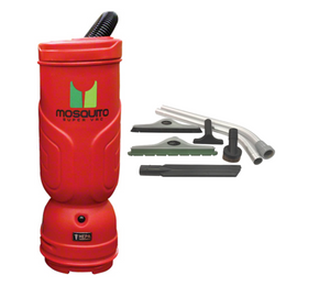 Mosquito Super-HEPA, Backpack Vacuum, 6QT or 10QT, Green or Red, With or Without Tool Kit, 7 Year Warranty