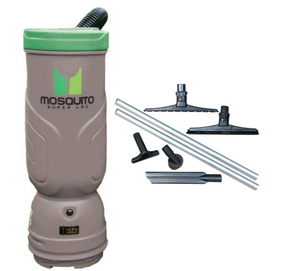 Mosquito Construction-HEPA, Backpack Vacuum, 6QT or 10QT, With or Without Tool Kit, 7 Year Warranty