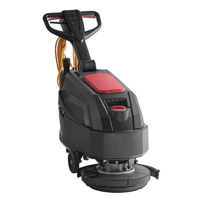 Walk Behind Floor Scrubber, 17", 9 Gallon, Electric, Pad Assist, Disk, 3 Year Warranty