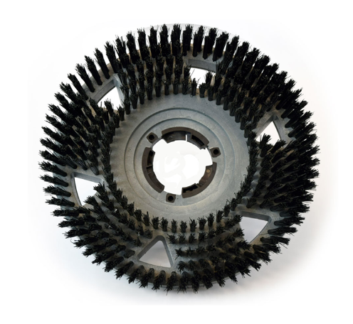 Malish UNI-BLOCK™ Poly Scrub Brush, Floor Buffer, 18", Molded NP9200 Clutch Plate