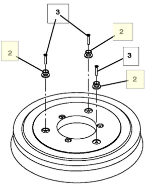 Aftermarket Tennant 1013018, Stud