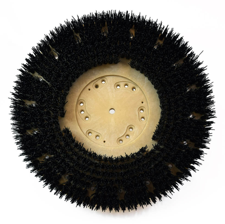 Malish Mal-Grit™ Rotary Grit Brushes, Includes Pre-Installed Riser and NP-9200 Clutch Plate, 80 Grit